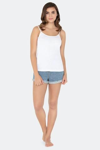 white solid women slim fit camisole