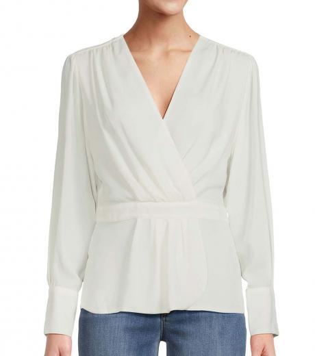 white surplice top