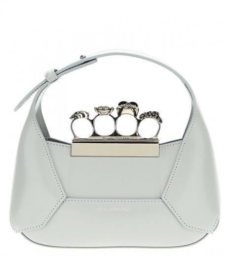 white the jewelled hobo mini handbag