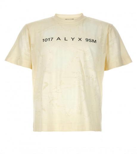 white translucent graphic t-shirt