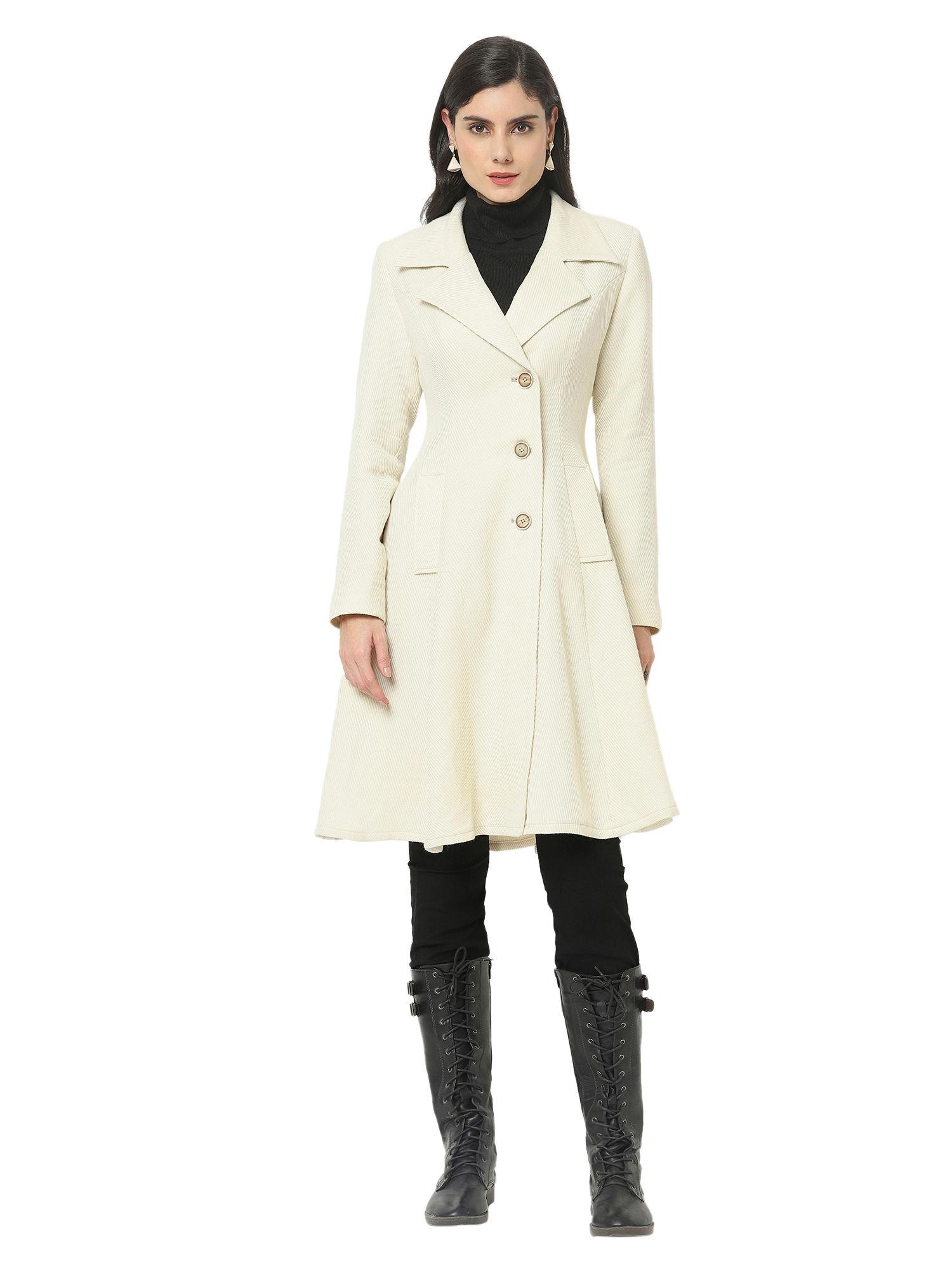 white trench coat