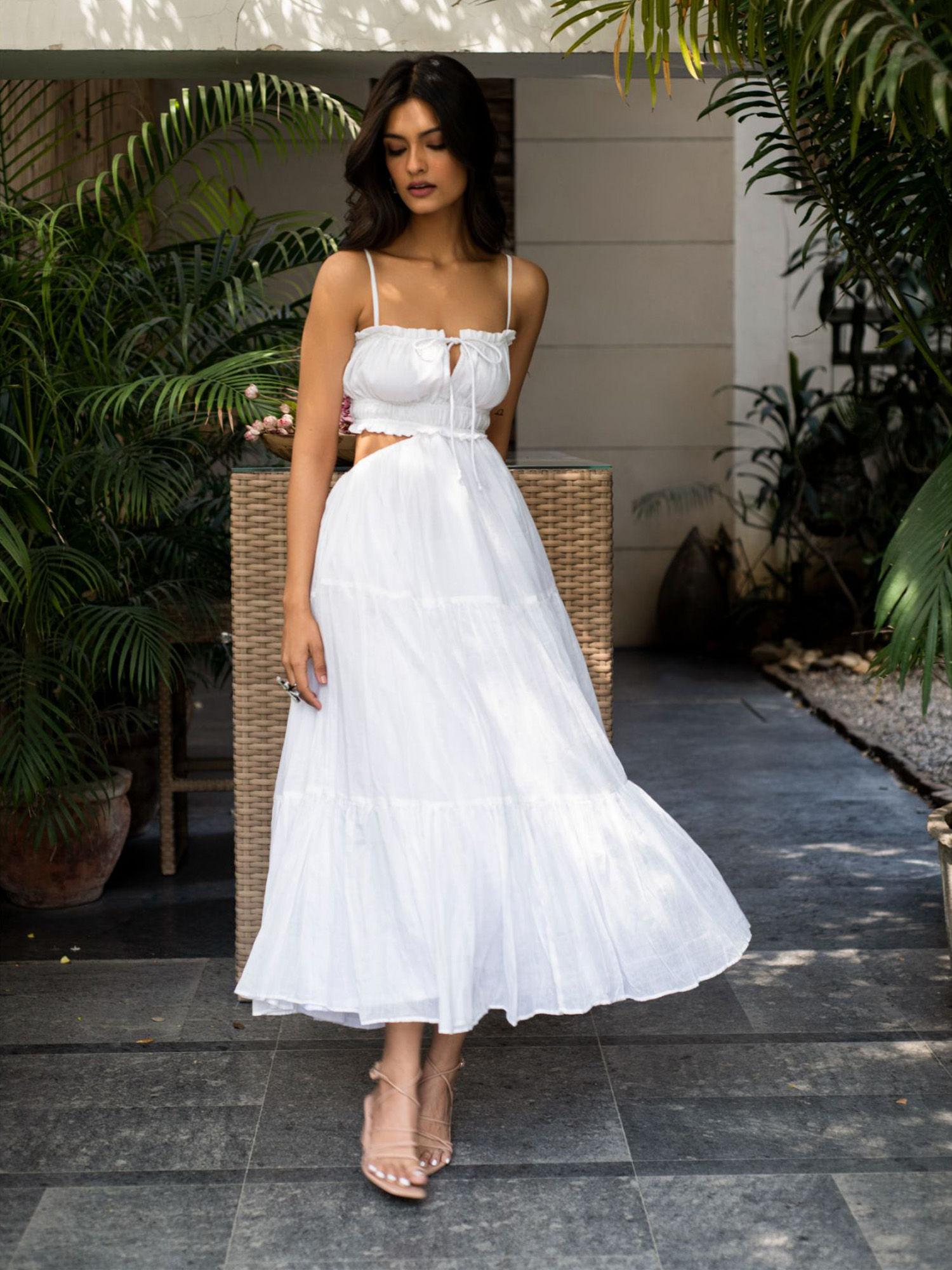 white valentina dress
