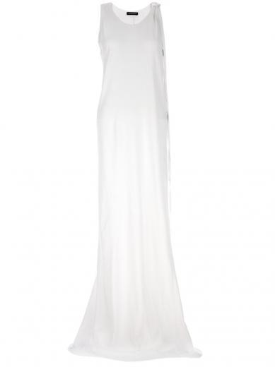 white x-long dress