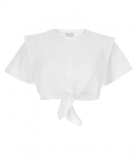 white zeli midi t-shirt