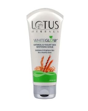 whiteglow oatmeal & yogurt skin whitening scrub