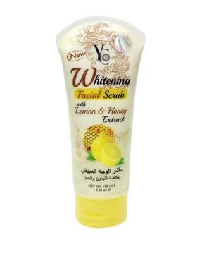 whitening lemon & honey extract facial scrub 486