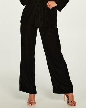 wide leg palazzos with elasticated waist