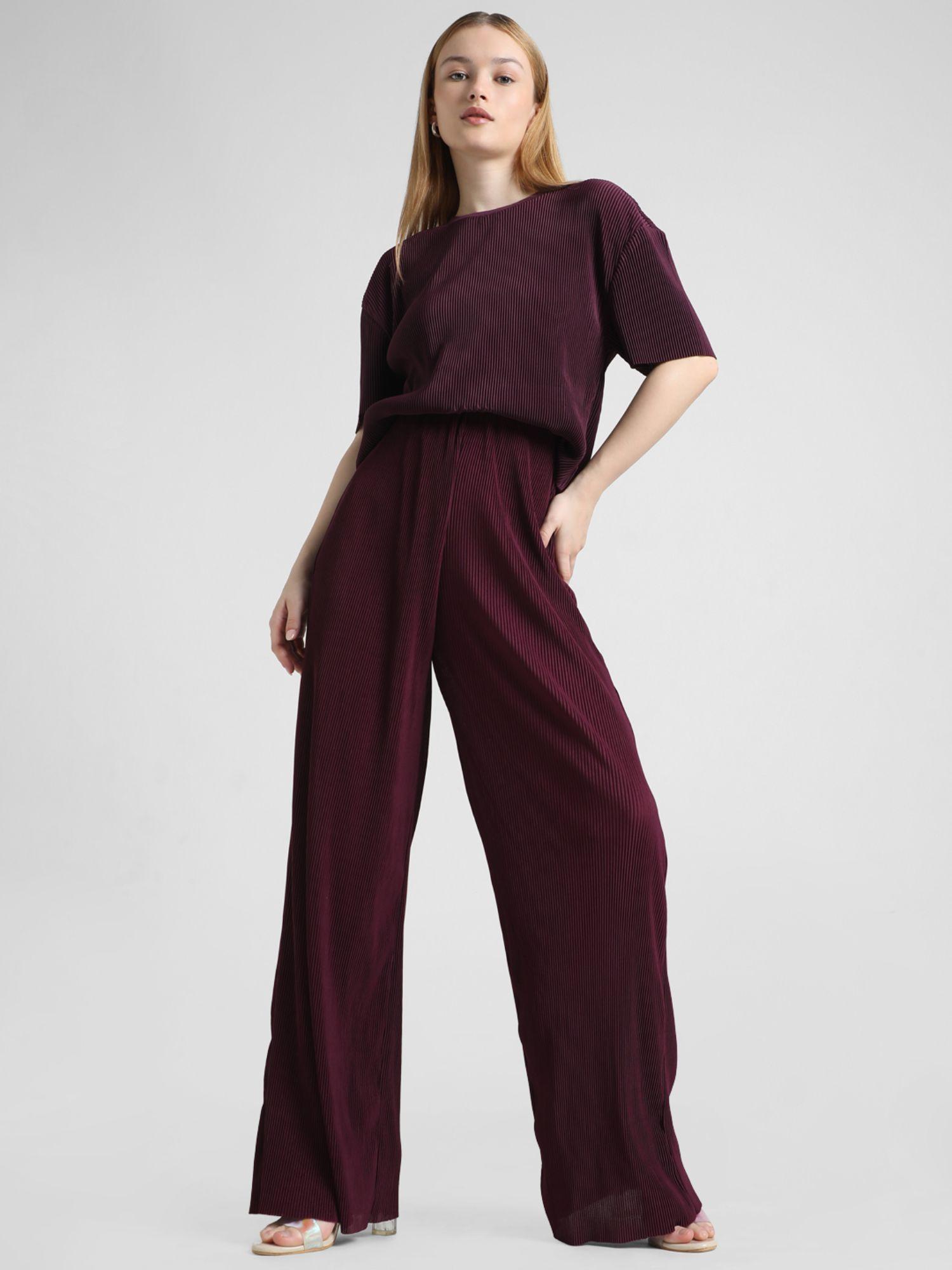 wide pleated pant
