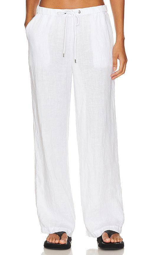 wide leg linen pant