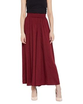 wide leg palazzos with elasticated waist