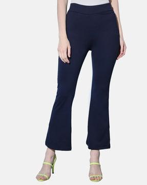 wide leg pants with elasticated waist