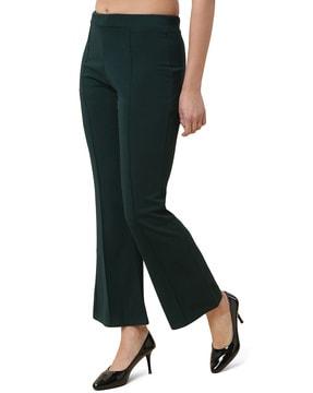 wide leg pants with elasticated waistband