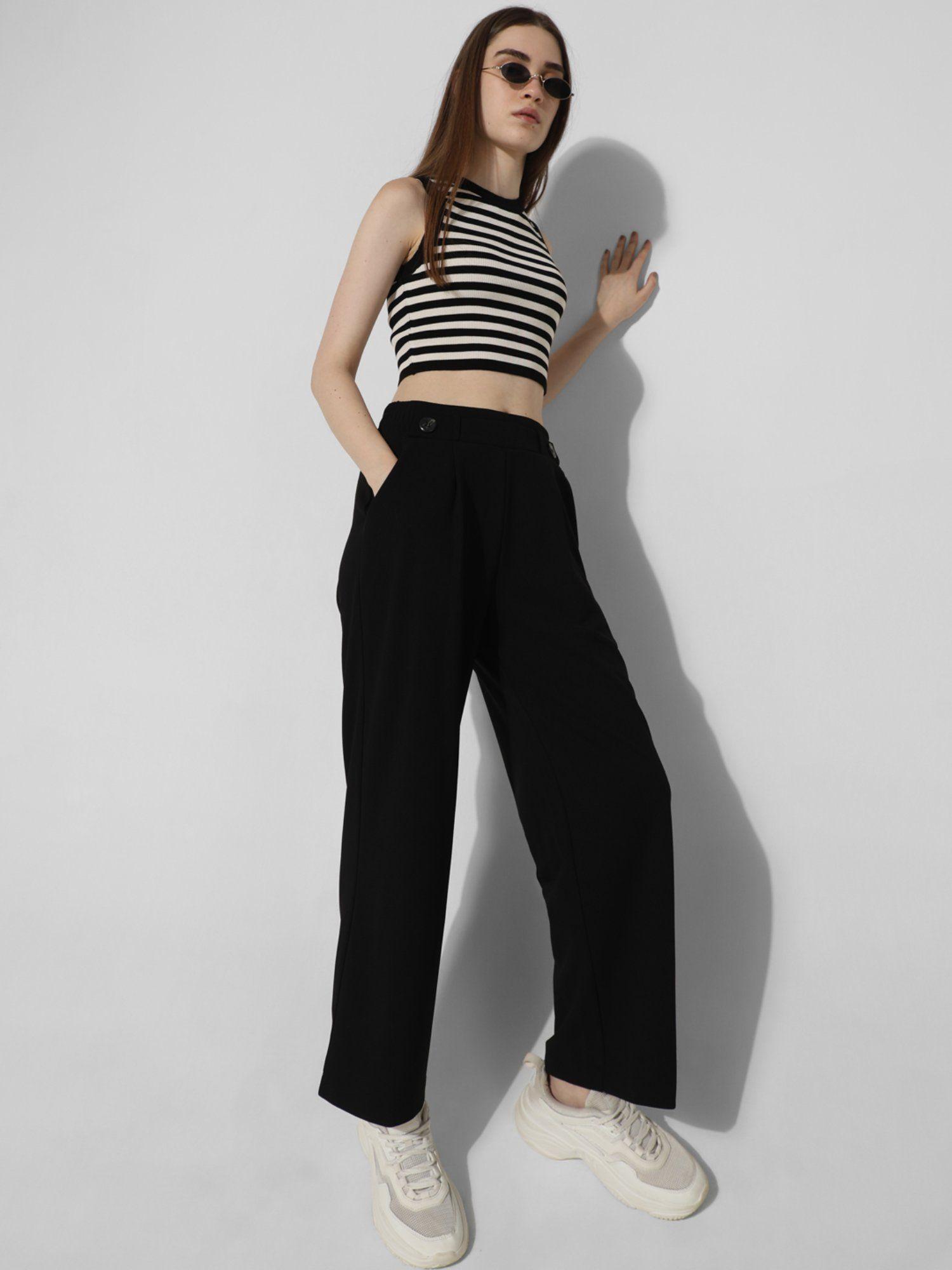 wide leg tailored pant