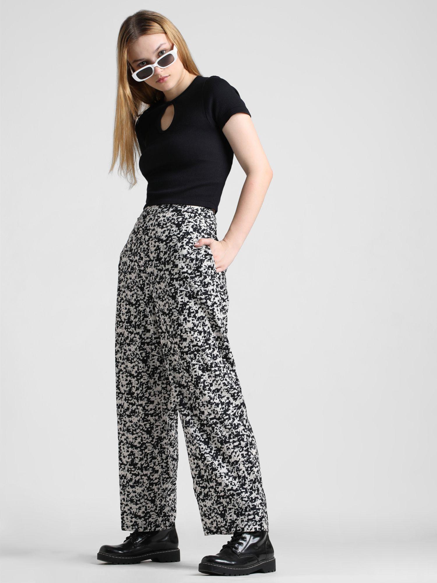 wide printed pant