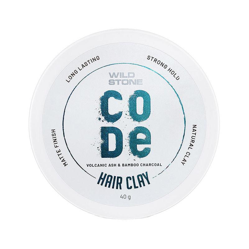 wild stone code hair clay for men