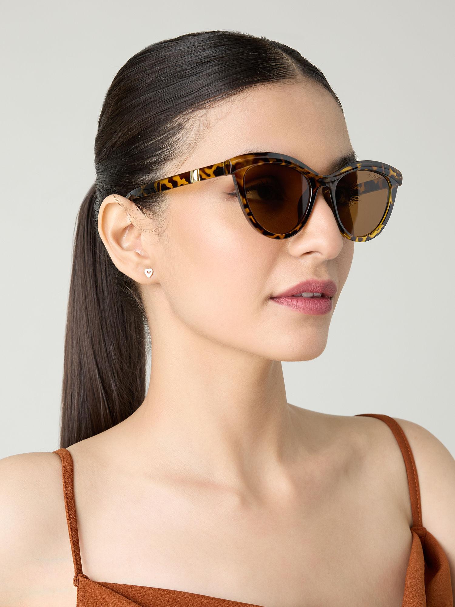 wild animal print wayfarer sunglasses (m)