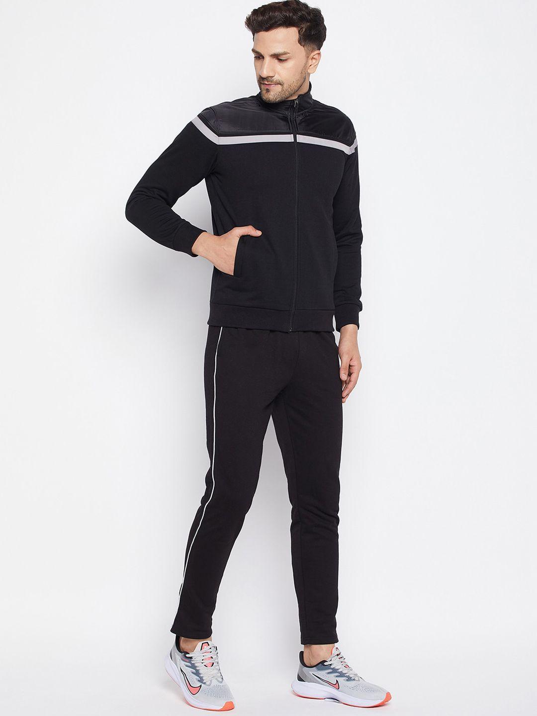 wild west men black solid tracksuits