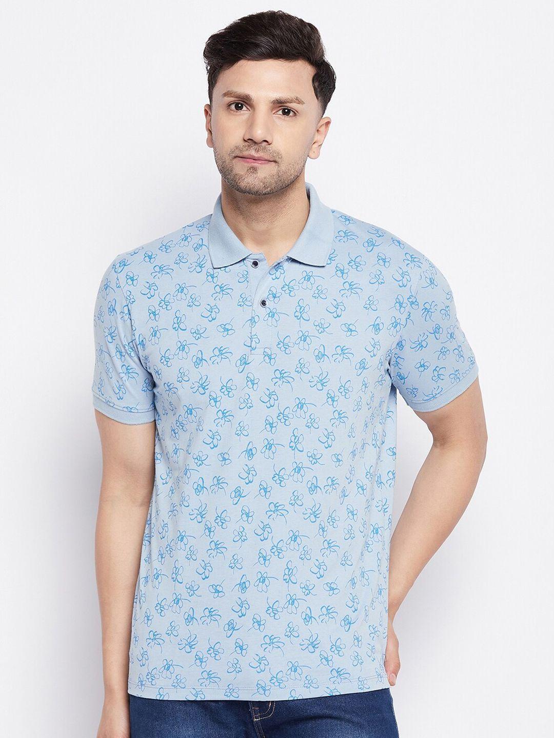 wild west printed polo collar regular fit cotton t-shirt