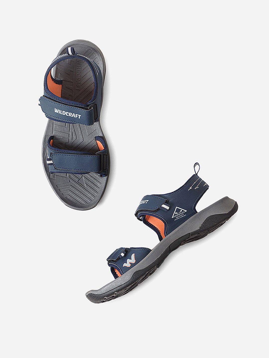 wildcraft men navy blue reformer sports sandals
