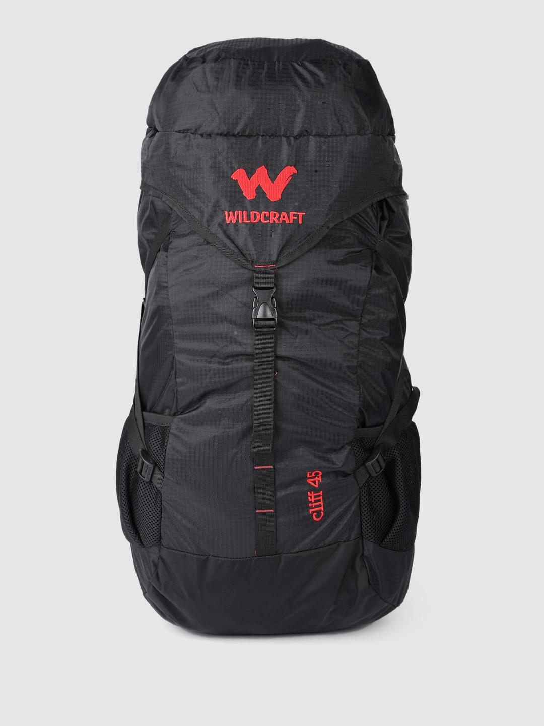 wildcraft unisex cliff 45l solid rucksack