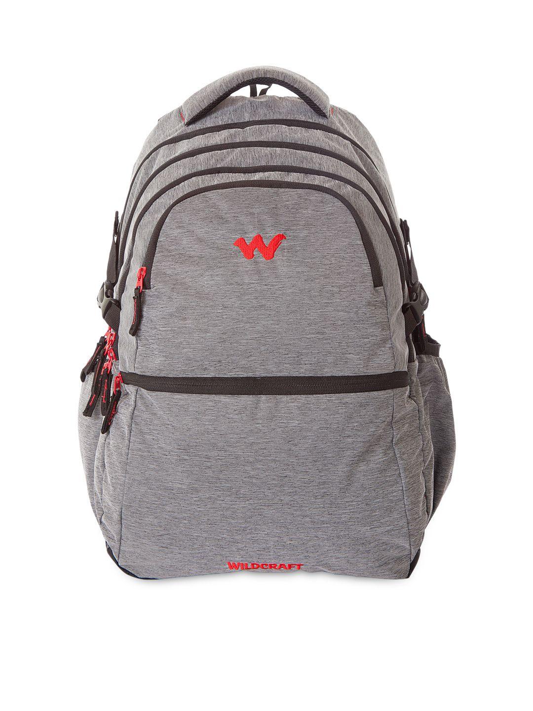 wildcraft unisex grey laptop backpack