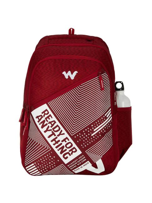 wildcraft 30 ltrs red medium backpack