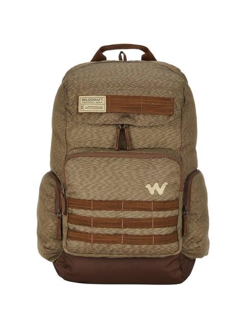 wildcraft 32 ltrs brown medium laptop backpack