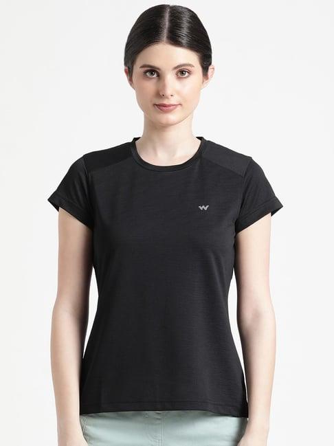 wildcraft black anti odour t-shirt