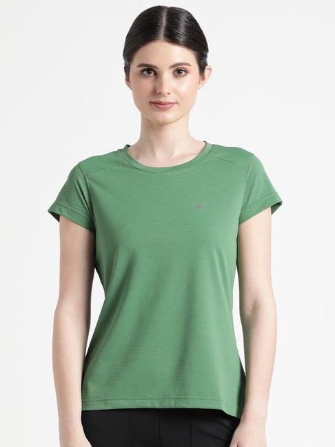 wildcraft green anti odour t-shirt