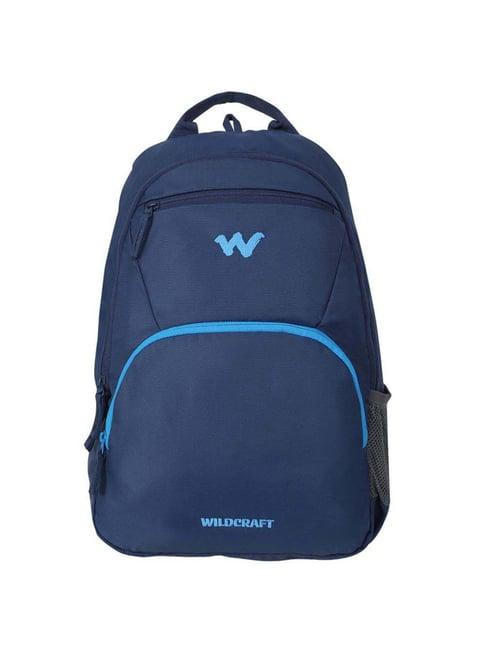 wildcraft hopper 1.0 24 ltrs blue medium laptop backpack