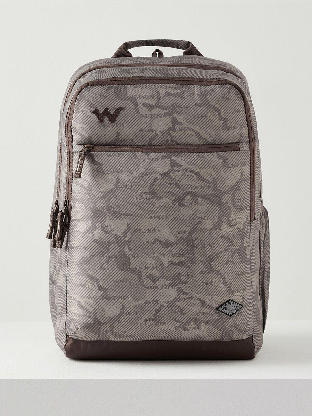 wildcraft kids camouflage printed backpack