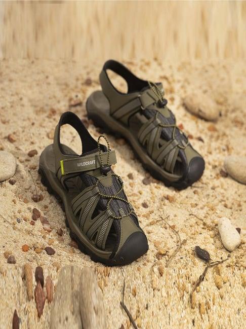 wildcraft men's terrafin rise pro olive fisherman sandals