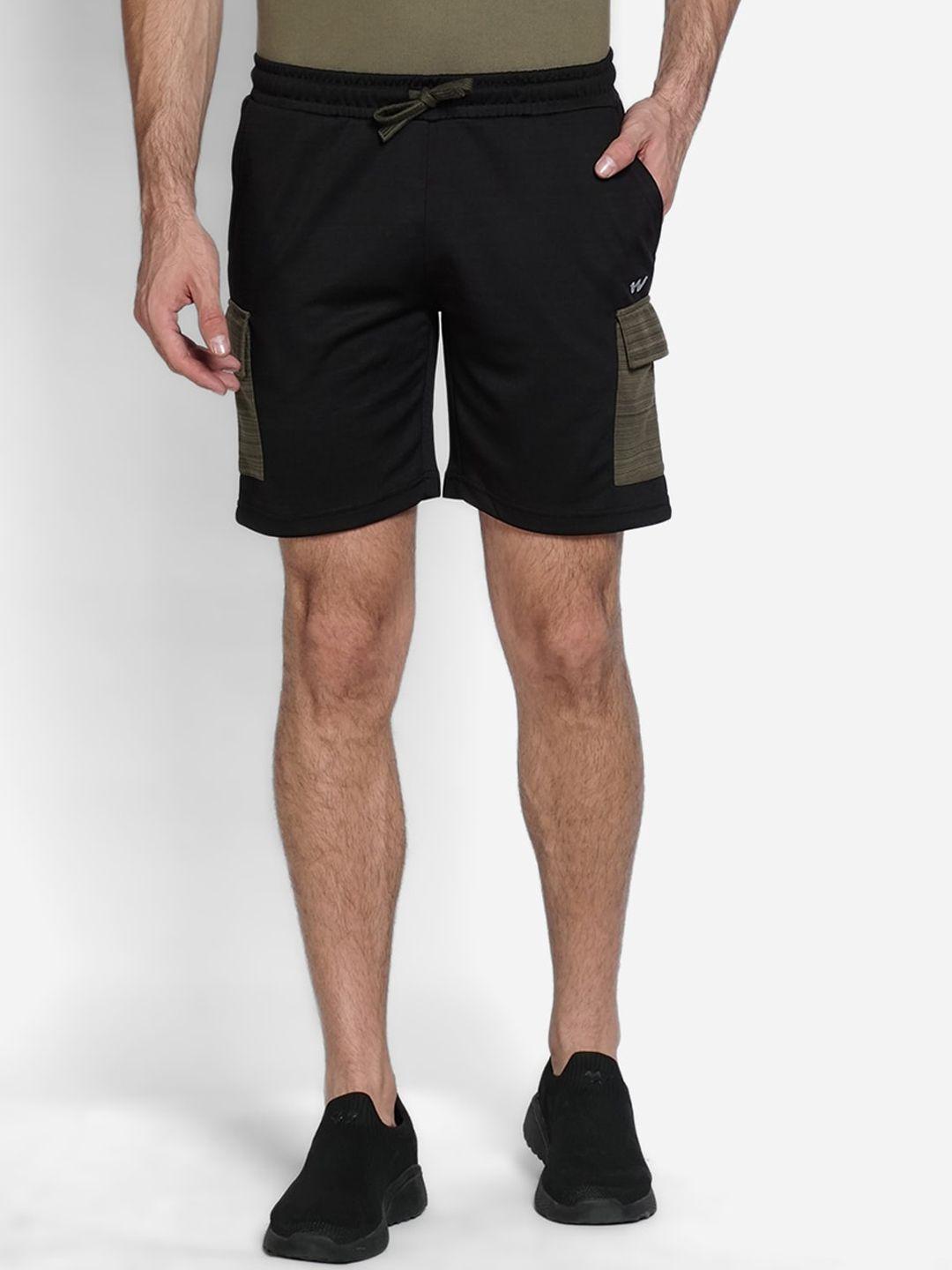 wildcraft men black sports shorts