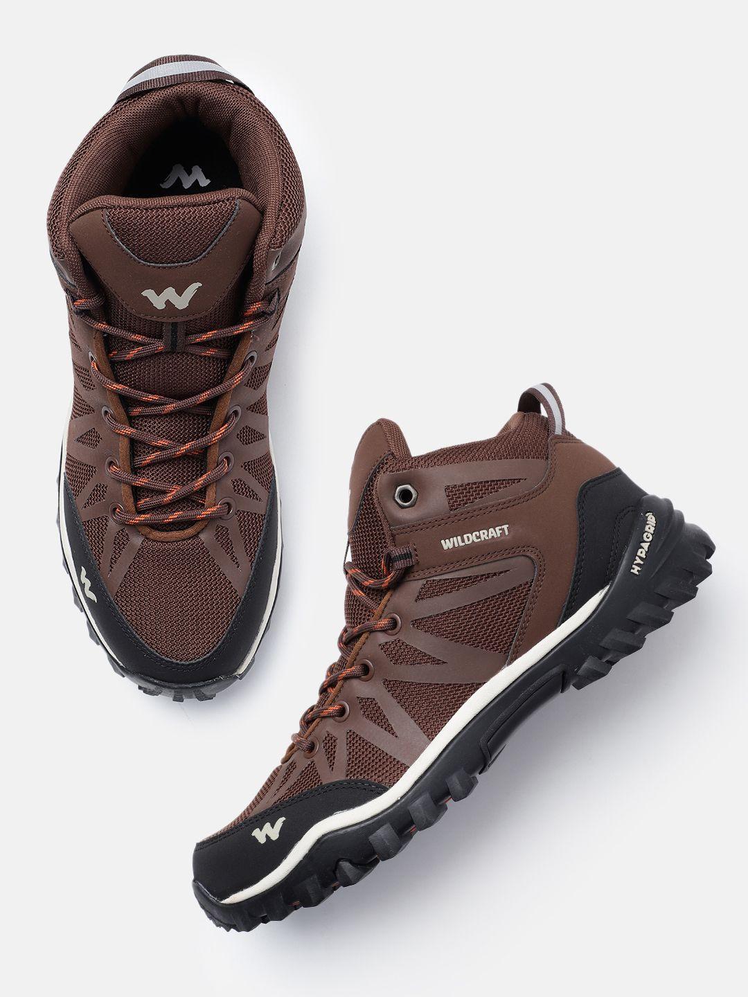 wildcraft men mid-top gripper pro trekking shoes