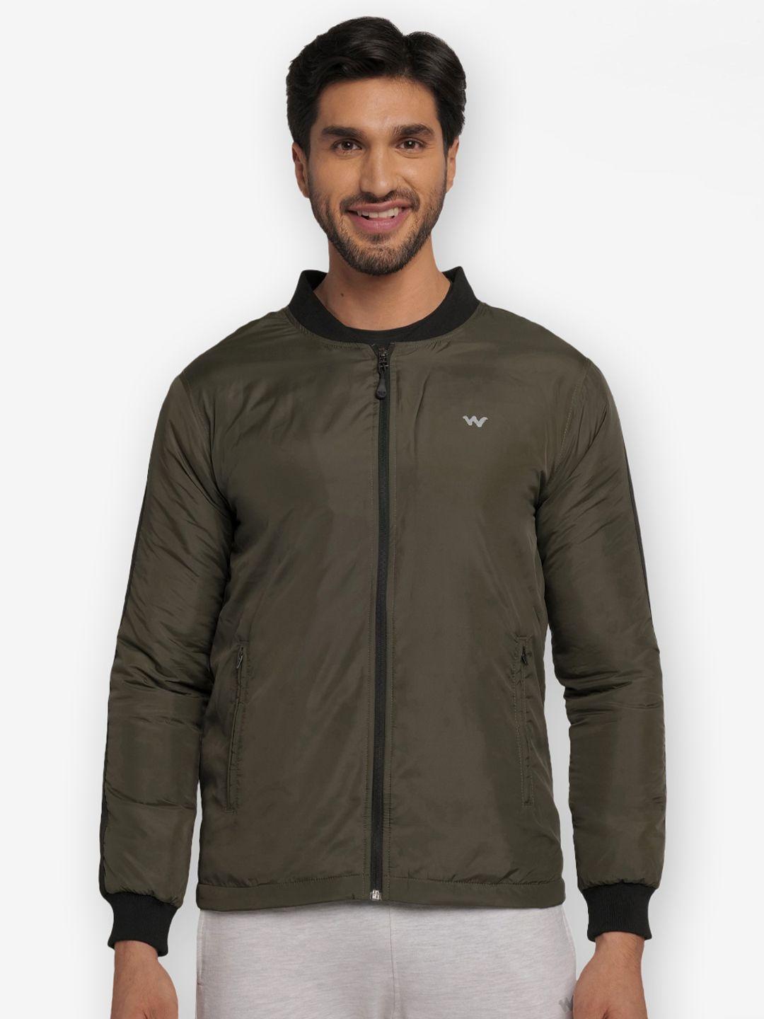 wildcraft men olive green water resistant sporty jacket