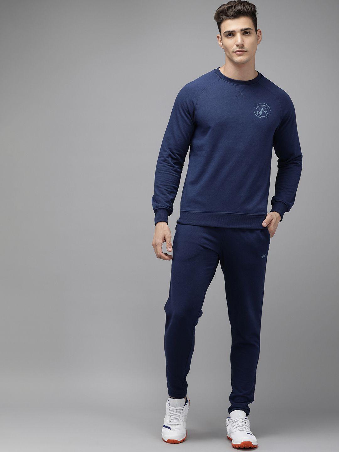 wildcraft men solid tracksuit