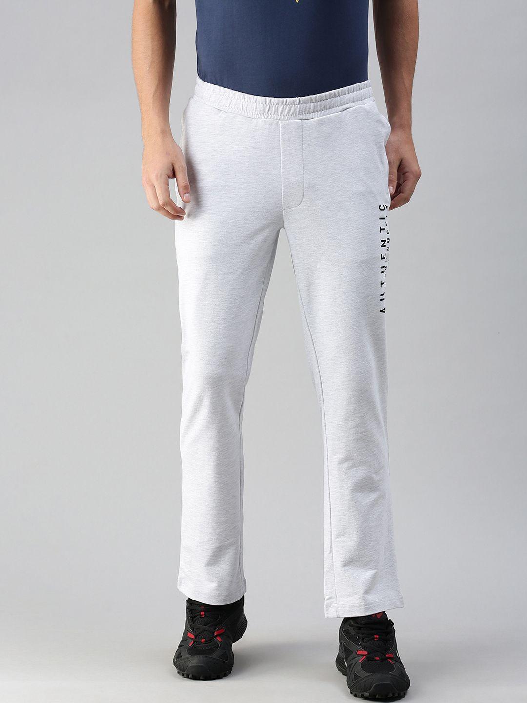 wildcraft men white solid track pants