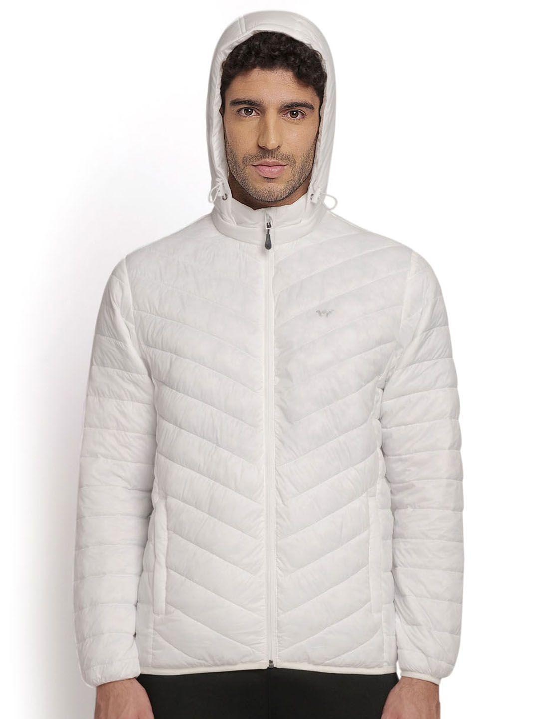 wildcraft men white water resistant quilted jacket