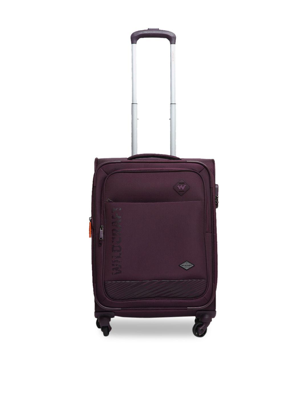 wildcraft sirius plus solid soft-sided large trolley suitcase