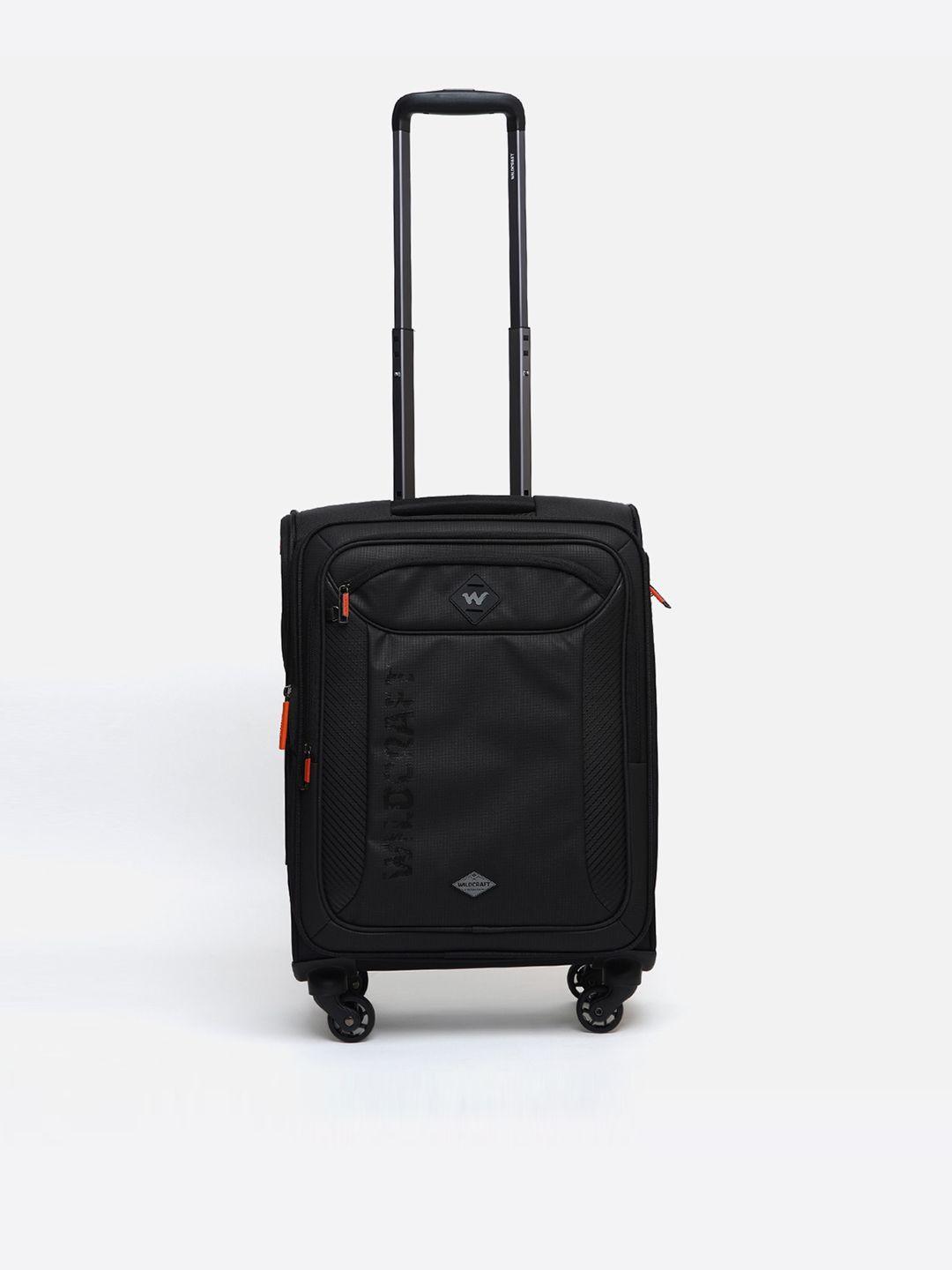 wildcraft textured soft-sided polaris trolley suitcase