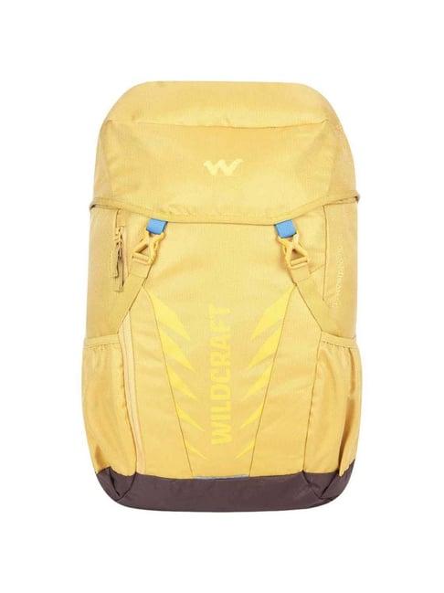 wildcraft travel pro 30 30 ltrs yellow nuget medium rucksack