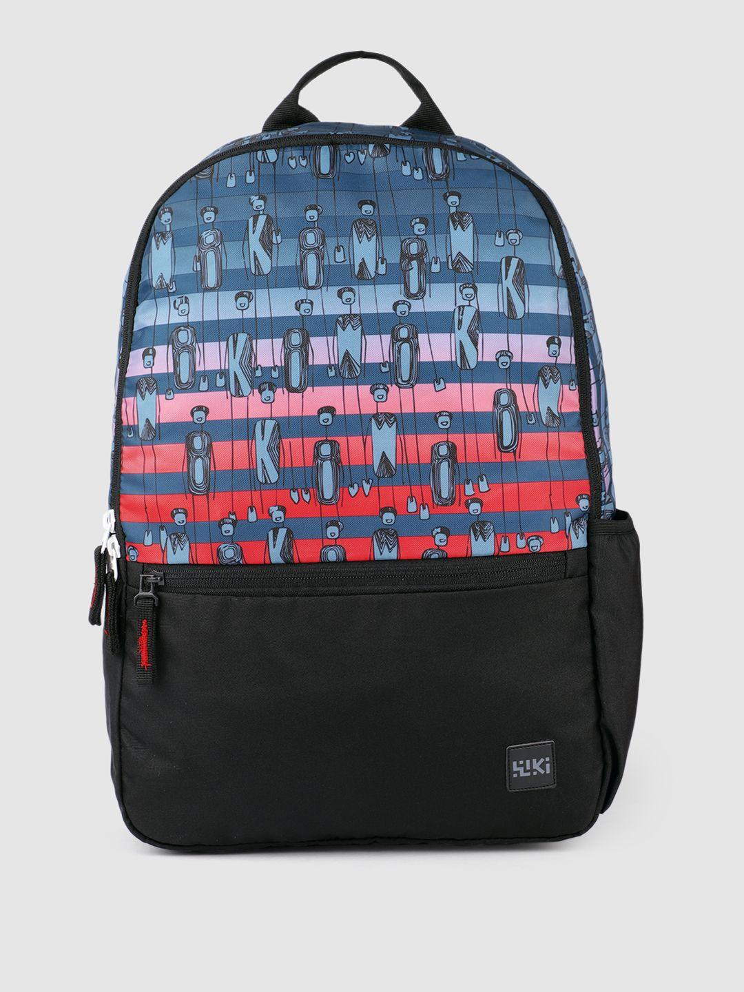 wildcraft unisex black & blue blink backpack