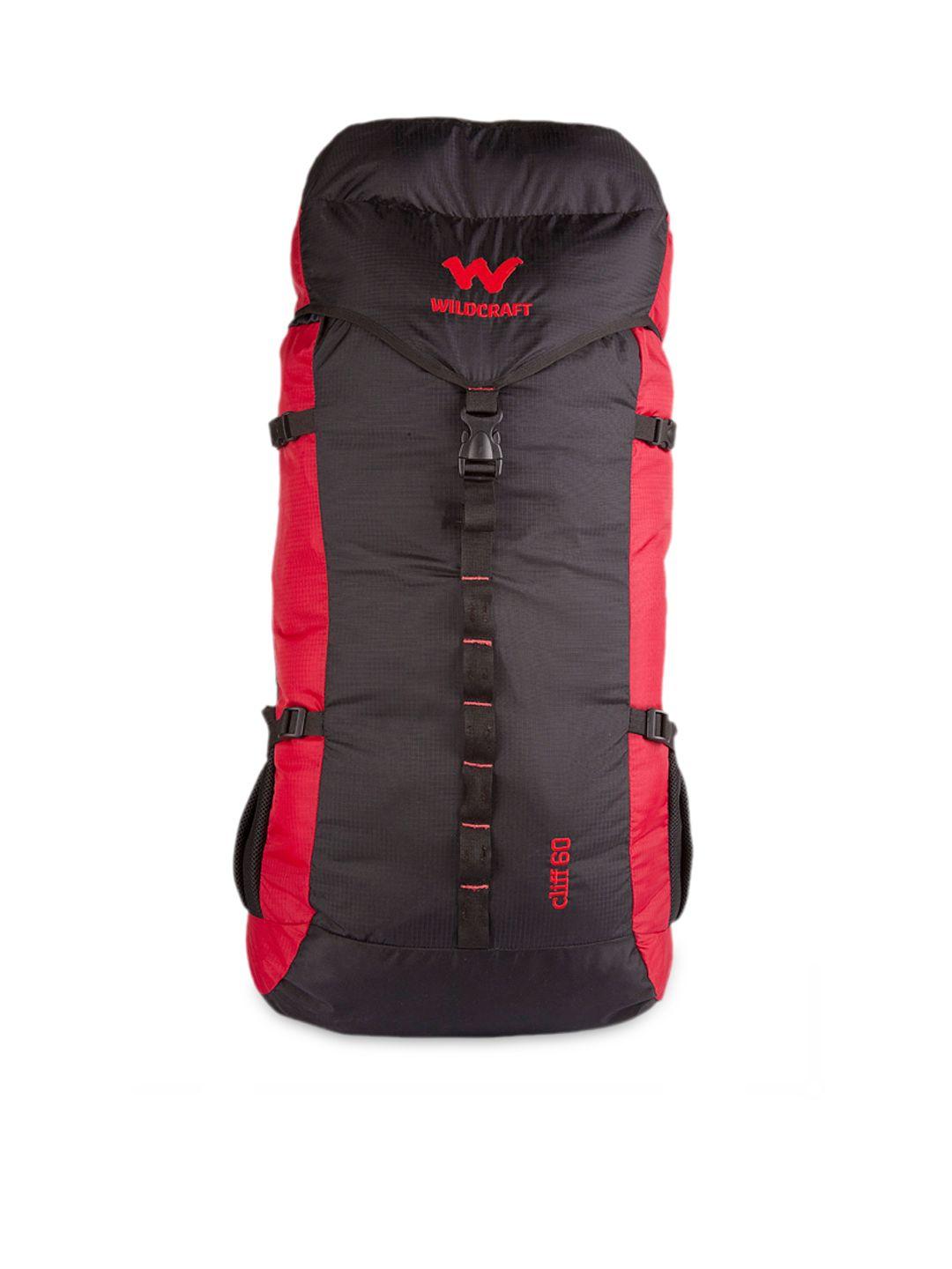 wildcraft unisex black & red rucksack