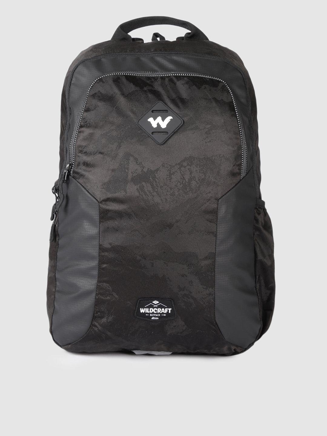 wildcraft unisex black dapper 1.0 solid backpack