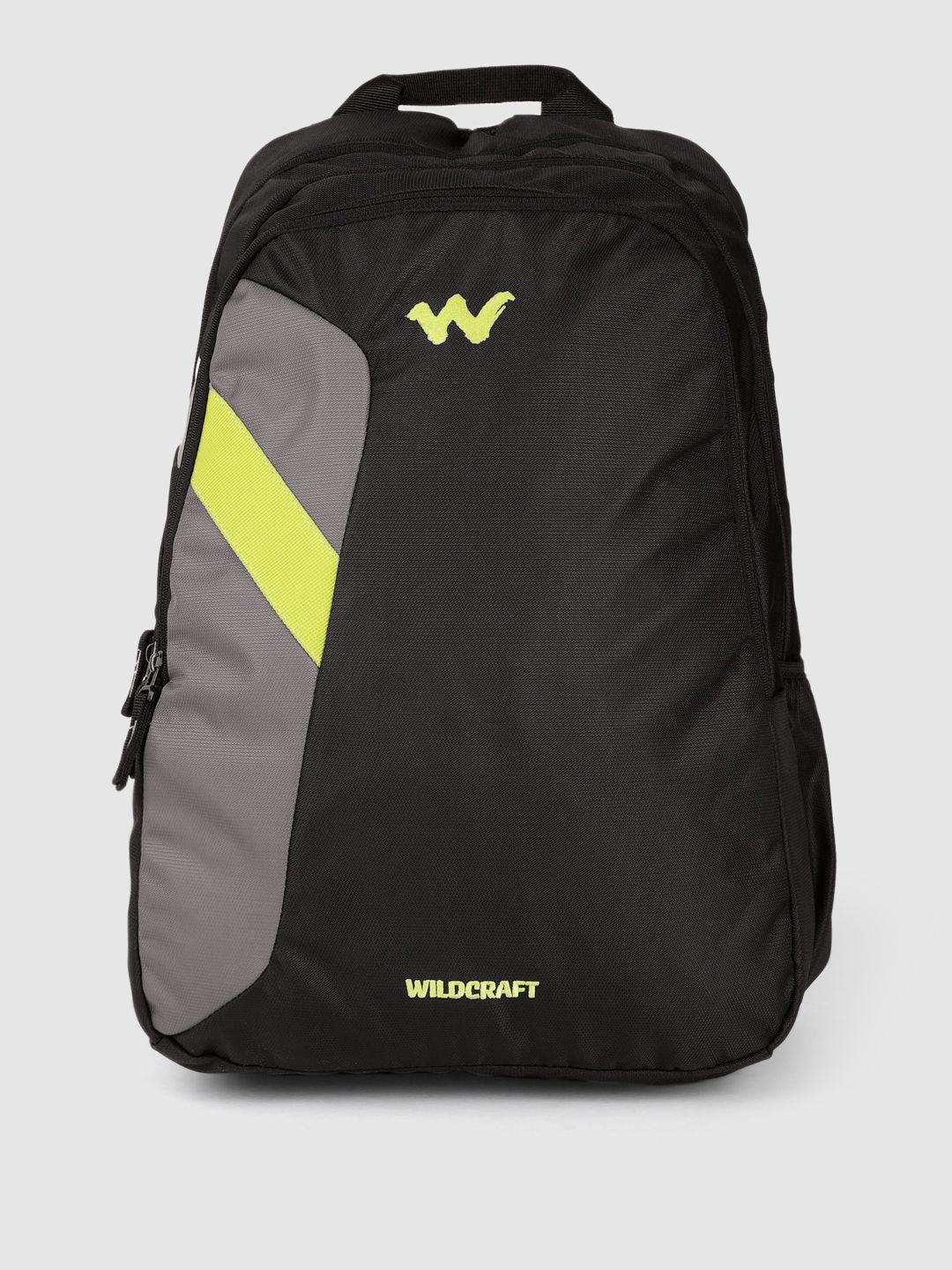 wildcraft unisex black jet plus 1 backpack