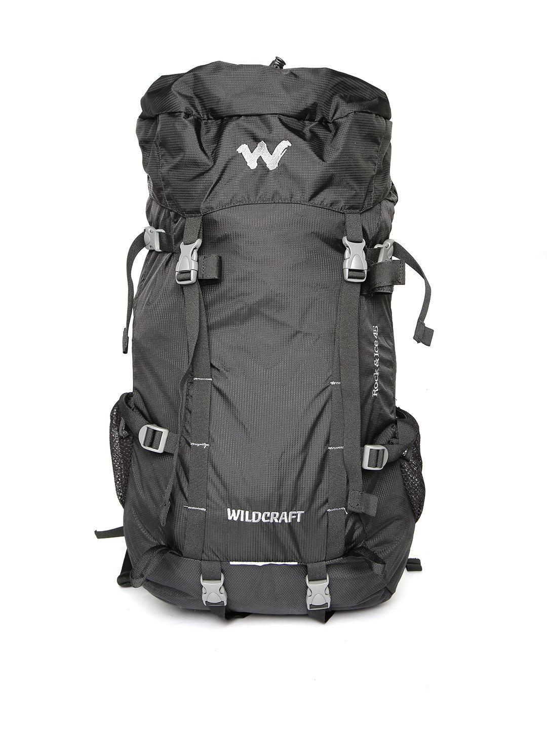 wildcraft unisex black rock & ice plus rucksack