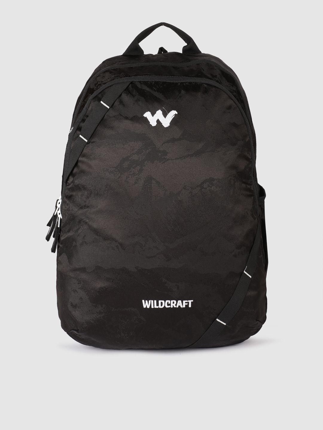 wildcraft unisex black solid bravo1 jacq backpack