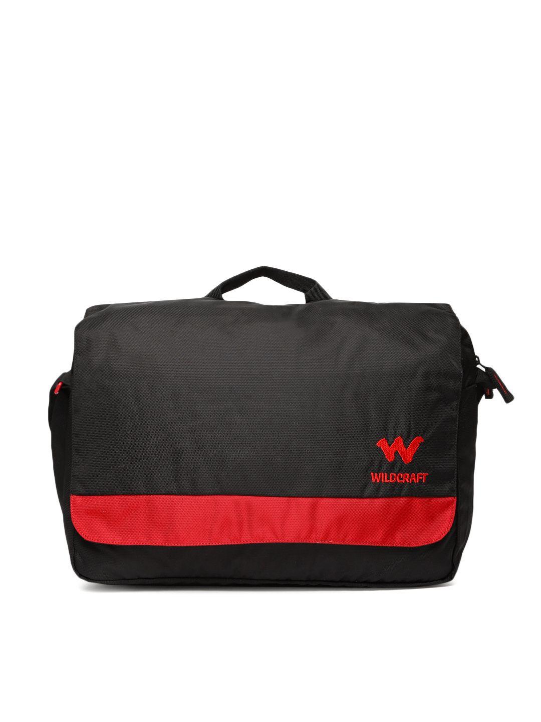 wildcraft unisex black solid messenger bag