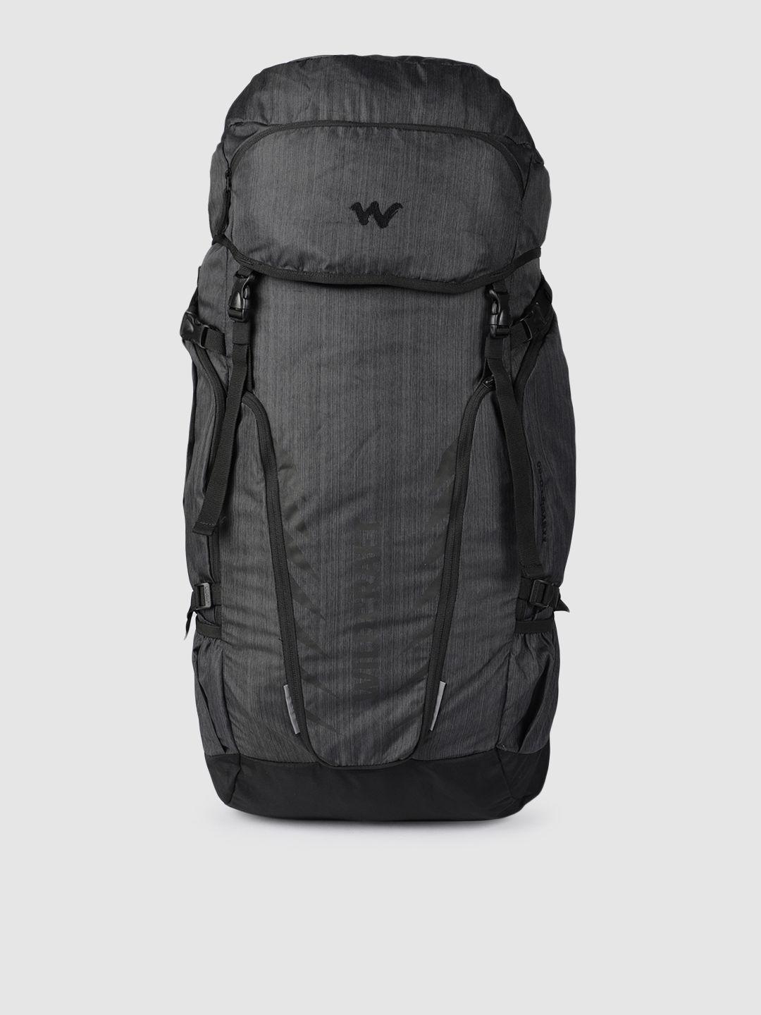 wildcraft unisex black solid travel pro 60 rucksack