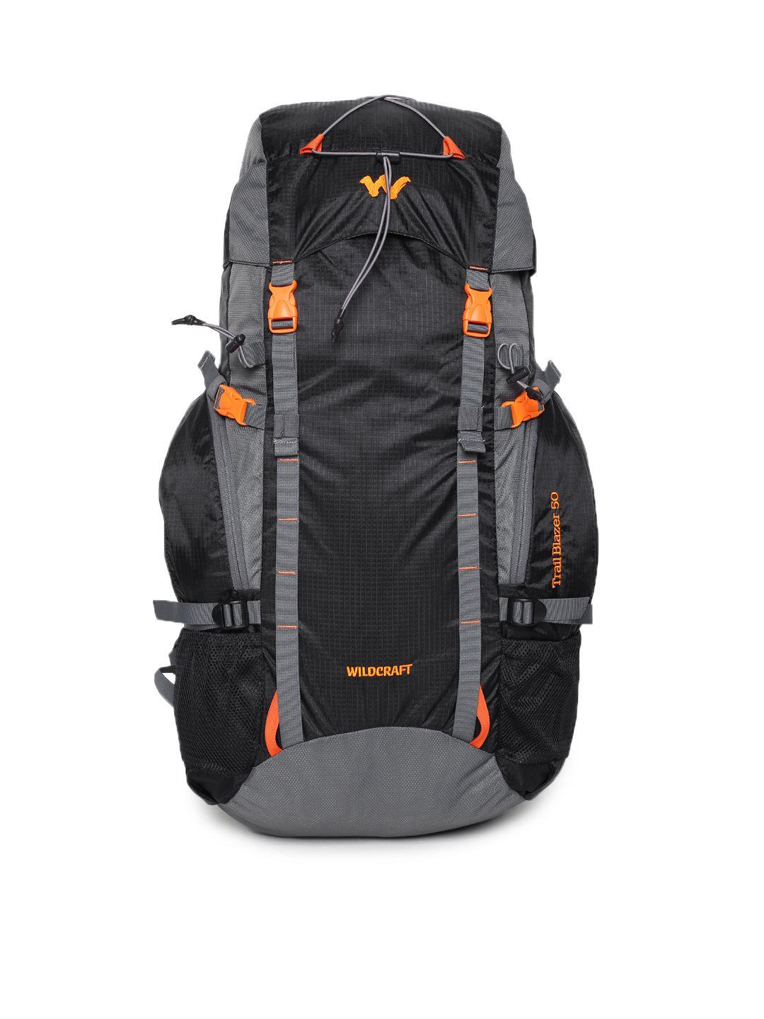 wildcraft unisex black trailblazer 50 rucksack